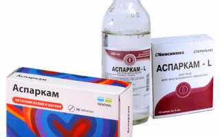 Аспаркам: показания, инструкция по применению, прием для профилактики
