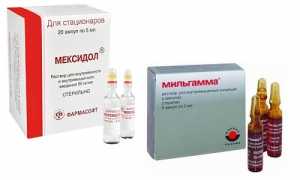Можно ли принимать вместе мильгамму и мексидол?