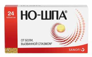 Таблетки Но-шпа при панкреатите
