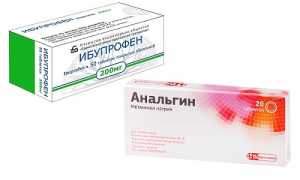 Отличие анальгина и ибупрофена