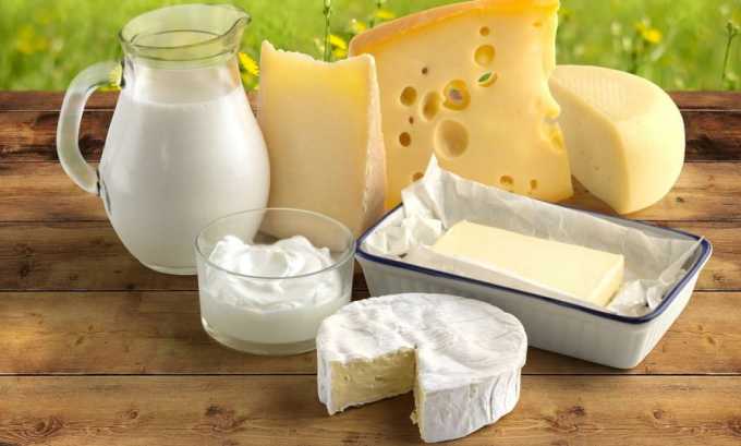 Кисломолочные продукты должны иметь низкий процент жирности, не чаще 2 раз в неделю