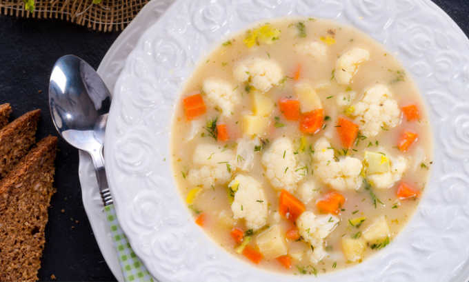 Масло можно добавлять в суп