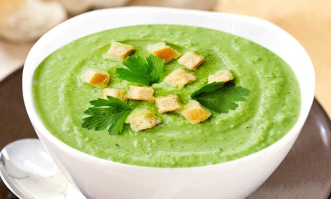 Масло можно добавлять в овощное пюре