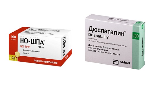 Любые болевые ощущения в брюшной полости, сопровождающие болезни ЖКТ, можно устранить Дюспаталином или Но шпой