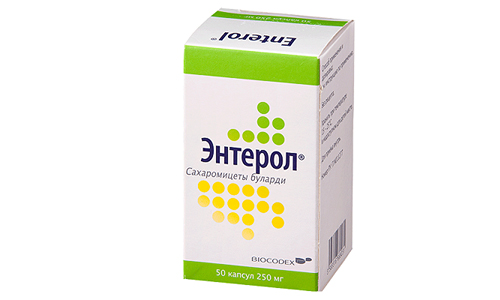Энтерол содержит живые клетки сахаромицеты буларди, которые оказывают воздействие на патогенные микроорганизмы, восстанавливая микрофлору