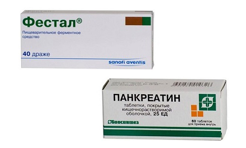 Нормализовать работу желудочно-кишечного тракта помогут препараты Фестал и Панкреатин