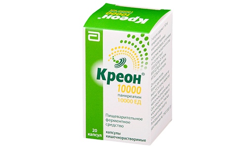 Креон принимают внутрь. Его нужно запивать большим количеством воды или другой нещелочной жидкости