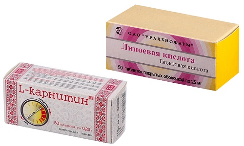 Липоевая кислота и Л-карнитин играют ключевую роль в метаболизме, превращают глюкозу в энергию