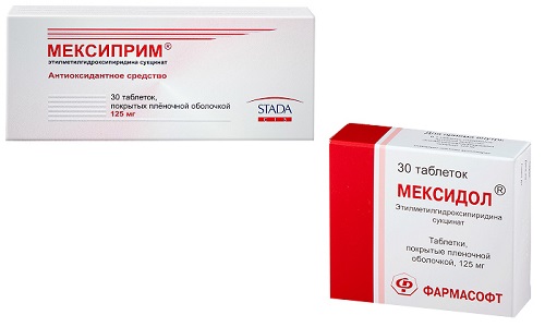 Нейропротекторные препараты Мексиприм или Мексидол назначаются пациентам при проблемах, связанных с нервной системой и метаболическим процессом