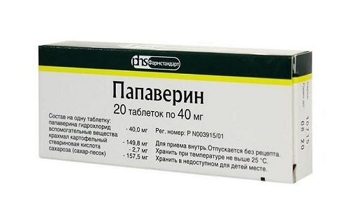 Папаверин воздействует на мышцы всех внутренних структур